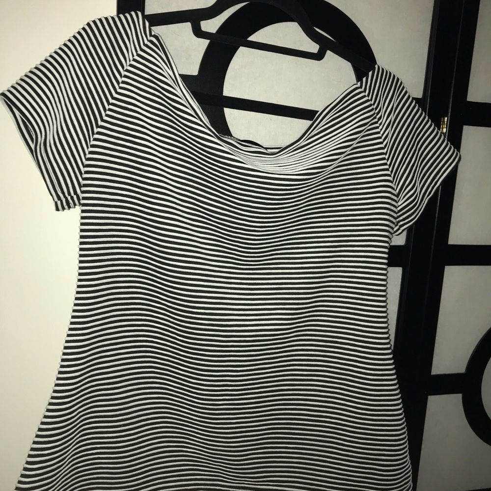 Boatneck shirt.